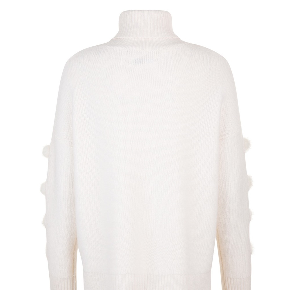 ❄️Max & Moi Bambou Pom-Pom Sweater Off White❄️ - Picture 2 of 6